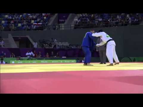 Alan Khubetsov vs Laszlo Csoknyai European games Baku 2015