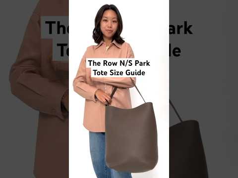 What Fits Inside All 3 Sizes of The Row N/S Park Tote?