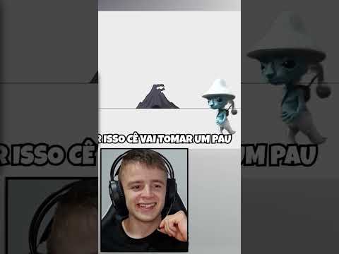 REACT Smurf Cat (Indo ali) Vs Elefante Morango (Misericórdia) Batalha de memes | #shorts