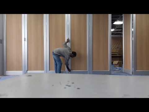 Folding doors aluminum sliding folding door