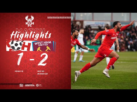 Match Highlights: Harriers 1-2 West Ham United 05/02/22
