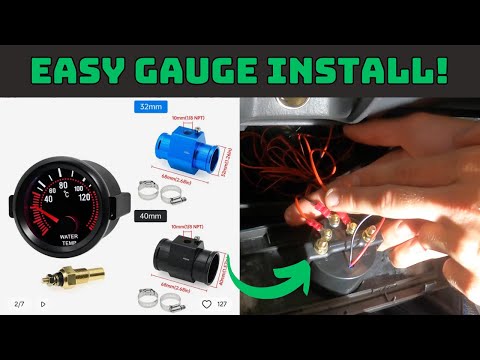 Secondary/Aftermarket coolant temperature gauge install - Walk round