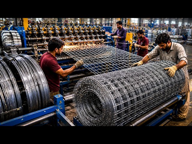 TOP 4 | The Extremely Beautiful Process of Recycling Scrap iron in a Factory to Produce IRON MESH SDDEFAULT Thumbnail