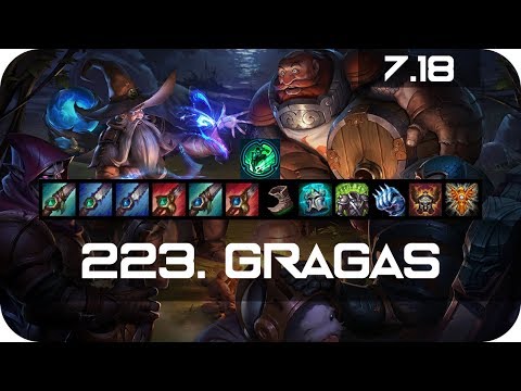 Gragas Jungle vs Camille Season 7 s7 Patch 7.18 2017 Gameplay Guide Build Normals
