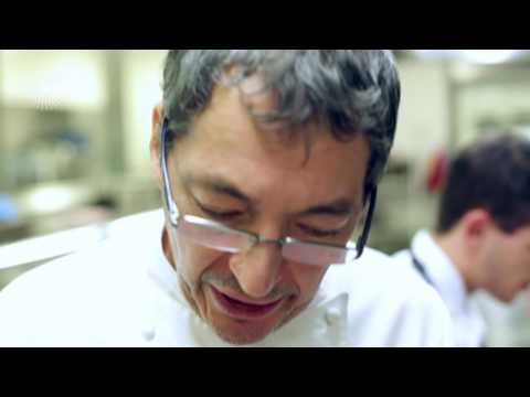 Daniel Galmiche   Line caught Cornish cod, coco Paimpol bean puree, tomato comfits