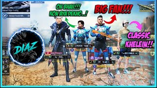 Joining random squad like a Real / Shocking reaction / DIAZ / PUBG MOBILE