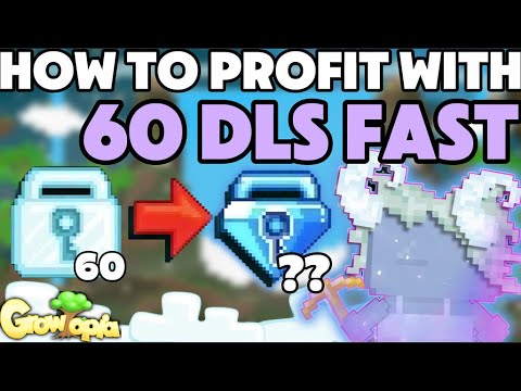 60DLS FAST PROFIT | SELL+ SOLD!! | Growtopia #howtoprofit