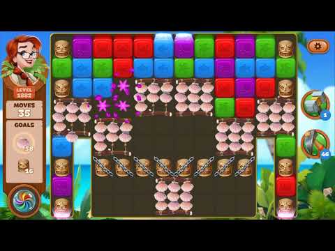 Lost Island Blast Adventure Level 1882 NO BOOSTERS - A S GAMING ✔️