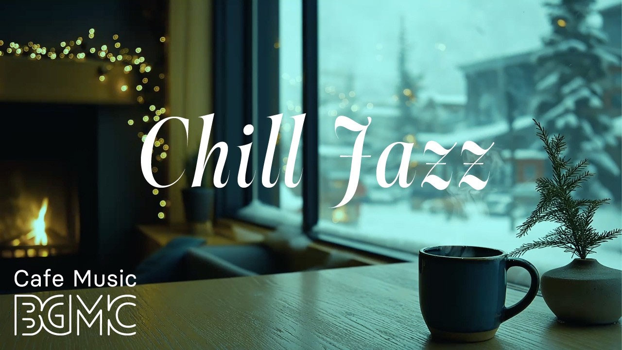 Chill Jazz Piano Ballads ✨ Cozy Winter Cafe Ambience | Relax, Study, Sleep
