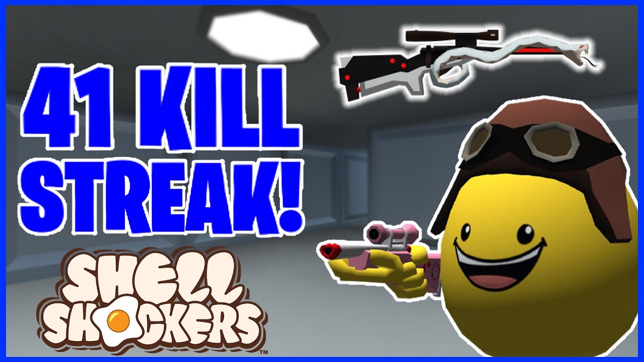 41 Kill Streak! Smooth 144 FPS Gameplay | Shell Shockers