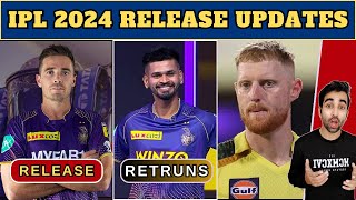 BREAKING : KKR Release Players List OUT | IPL 2024 Trade Window | KKR Retained and Release Players