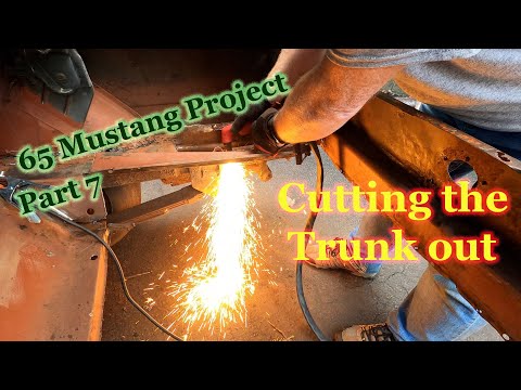 Removing & Replacing trunk floor a in 65 Mustang | 1965 Mustang Coupe Daily Driver Restomod Part 7