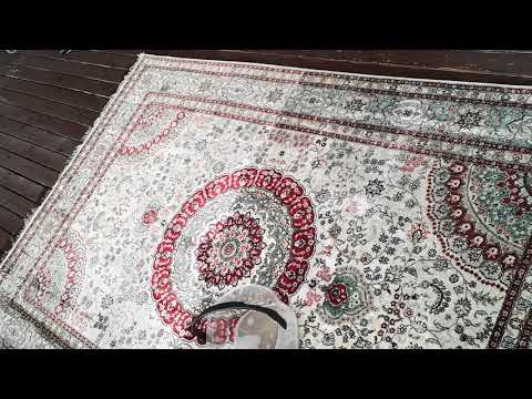 5/7 - perserteppich aus seide reinigen mit prowin wini & sprüh-extraktionskit