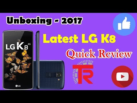 (2017) Unboxing Smartphone LG K8 4G  [Review] #1