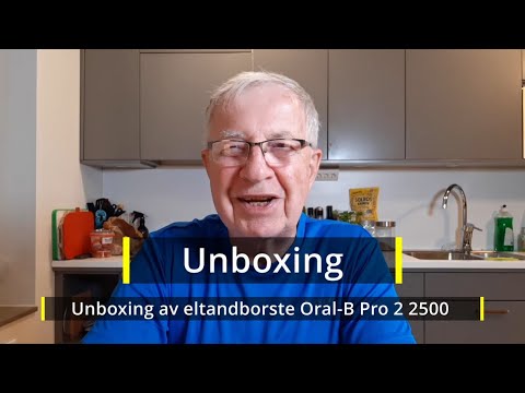 2021-10-08 UNBOXING ORAL-B PRO 2 2500 Eltandborste