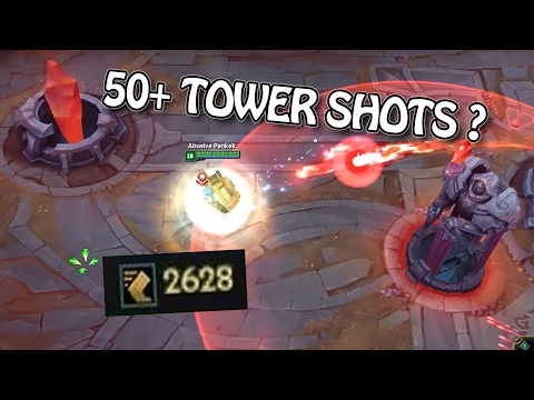 STACKING 50+ TURRET SHOTS WITH 2628 MS ZILEAN !