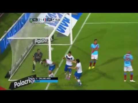 Gol de Amor. Vélez 1 - Arsenal 0. Fecha 8. Primera División 2015. FPT.