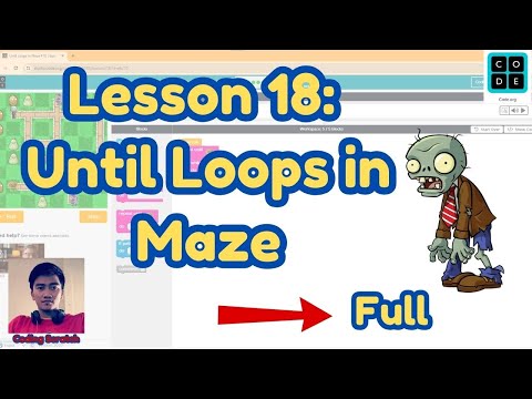 Code.org Lesson 18: Until Loops in Maze | Express Course 2024 | Code.org Answer