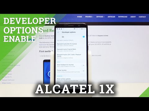 How to Unlock Developer Options on ALCATEL 1X - Developer Features