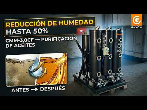 CMM-3,0CF | Eliminación de hasta 50% de agua del aceite