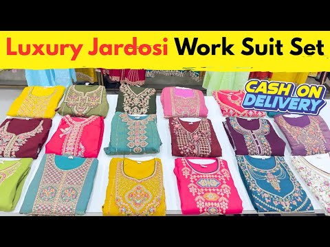 Jardoshi Work Suit Wholesale Premium Quality at Low Price | Wholesale Suit Market | Jardosi Handwork