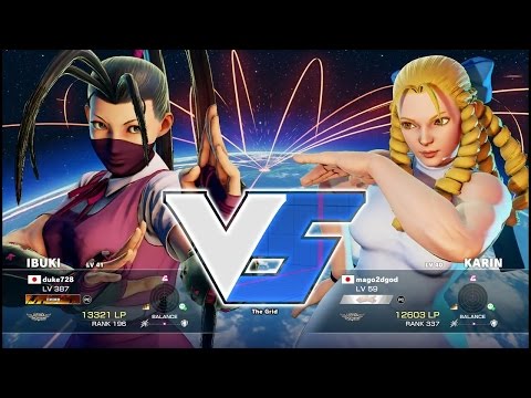 Mago (Karin) vs duke728 (Ibuki)：マゴ（かりん） vs duke728（いぶき）