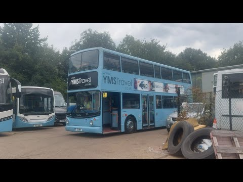 Ex London ALX400 YMS Travel T9 YMS Name:Dastardly Reversing into the depot