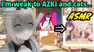 How to get Iroha, reluctant to do ASMR, to perform it/AZKi＋猫⇒あずいろASMR??【Kazama iroha】[hololive clip]