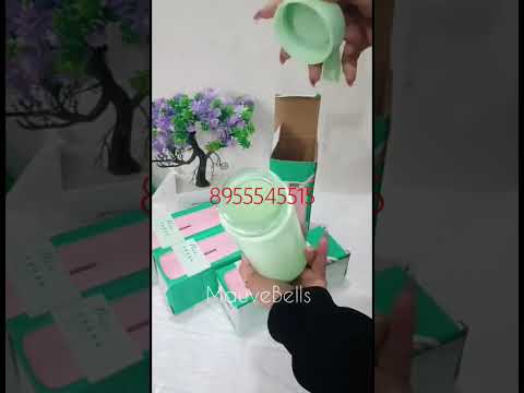 Thermos Glass Water Bottle 400ml Leakproof Flask for Tea, Coffee, and Water