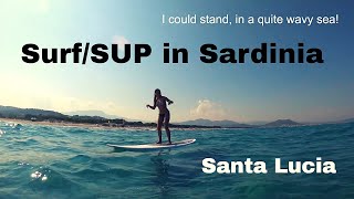 Surf or SUP in Sardinia, Spiaggia Santa Lucia, Sardinia Summer, Go-Pro