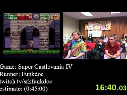 Super Castlevania IV Speed Run (37:30) - AGDQ 2012