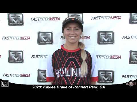 2020 Kaylee Drake Pitcher Softball Skills Video - Bownet