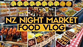 New Zealand Night Market | NZ Food Vlog | Exploring Local Street Food Markets