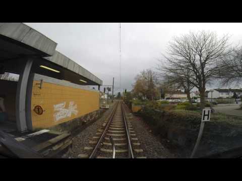 Führerstandsmitfahrt S4 von Kronberg nach Langen über Frankfurt Hbf tief