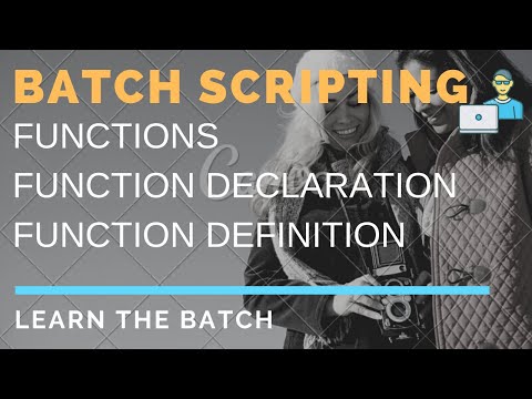 Batch Scripting Functions In Batch Script Batch Scripting Part 20 Functions