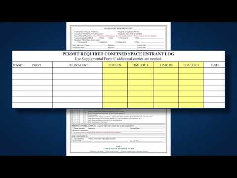 How to Fill Out a Confined Space Permit