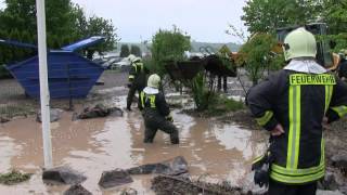 preview picture of video 'Campingplatz Seeburg / Unwetter'