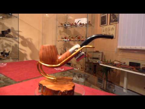 Pipa radica e corno bent 7 facce anno 1950 - www.paronellipipe.it