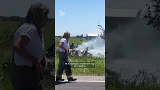 12 killed in Missouri skydiving plane crash near Kansas City