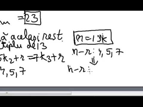 teorema impartirii cu rest