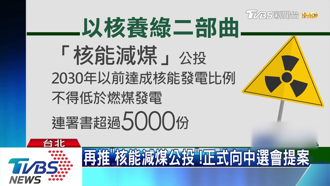 再推「核能減煤公投」! 正式向中選會提案