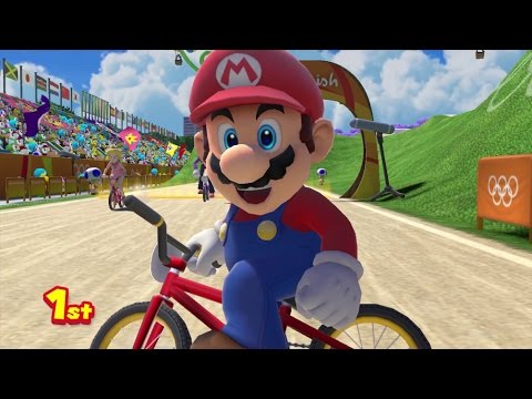 Mario & Sonic at the Rio 2016 Olympic Games - BMX (Gameplay With All Characters)