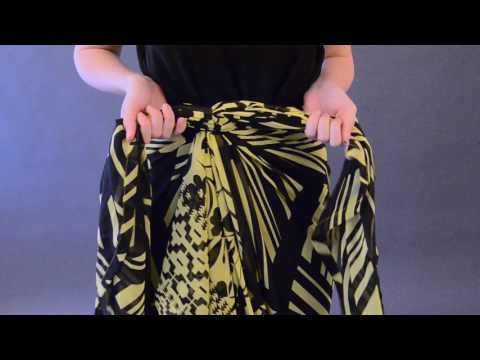 HOW TO TIE A TULIP SARONG WRAP