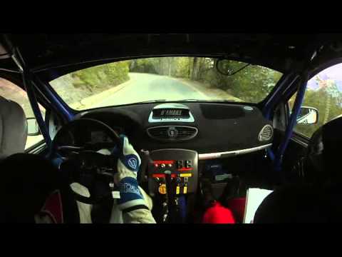 Cameracar Jolly Rally Aosta 2014 Cretier-Mattioda Clio R3 - PS 6 2°tempo di classe