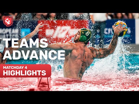 HIGHLIGHTS | First Tickets Booked to the Next Round ⚡️ | Water Polo Champions League MD4