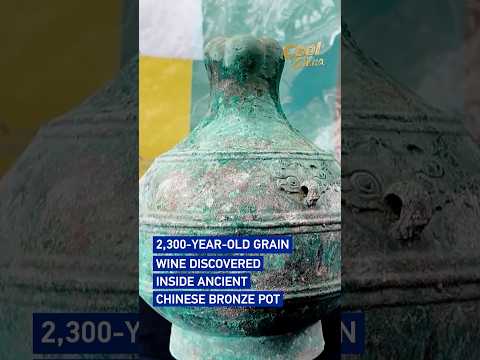 2,300-year-old grain wine discovered inside ancient Chinese bronze pot#coolchina