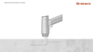 Motorized Wall Mount Stand | TTL14-68FR | Brateck