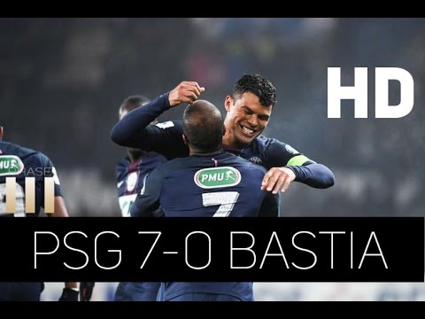 PSG 7-0 Bastia - Extended Highlights & Goals HD - Coupe De France - 1/07/2017