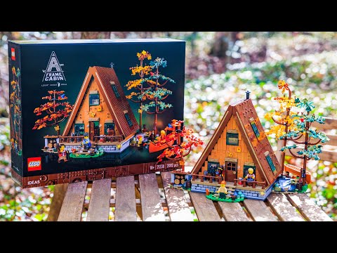 LEGO A-Frame Cabin REVIEW | Set 21338