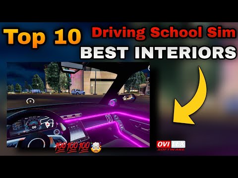 Driving School Sim 2020 | Top 10 best interiors | Android & iOS